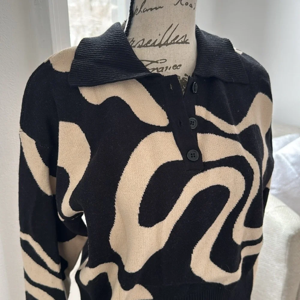 NWT Cider Collared Sweater - Picture 2 of 4